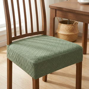 Housse de siège de chaise imperméable coloris vert armée