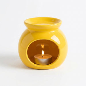 Brûle-parfum céramique coloris Jaune