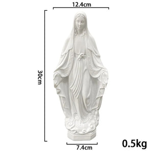 Dimensions Vierge Miraculeuse 30 cm hauteur 12,4 cm largeur