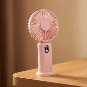 Ventilateur portable couleur rose