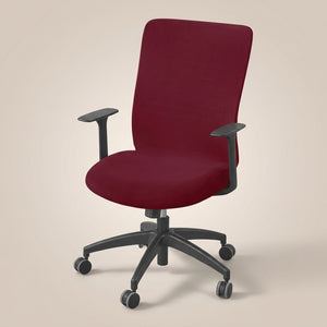 Housse de chaise de bureau couleur grenat