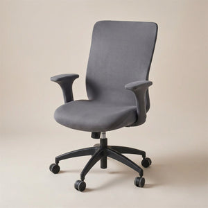 Housse de chaise de bureau couleur grise