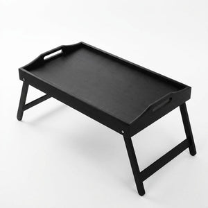 Plateau de lit pliant bambou couleur Noir