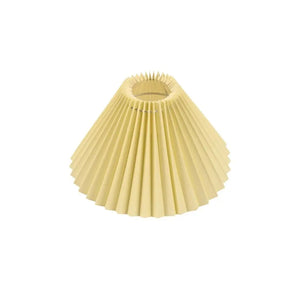 Abat-jour plissé tissu Beige