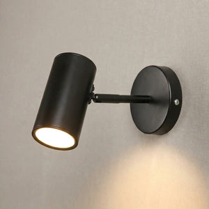 Applique murale LED variante noire gros plan