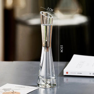 Vase verre transparent style B