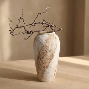 Vase en céramique wabi sabi modèle haut 30 cm de hauteur