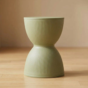 Tabouret rond nordique coloris vert sauge