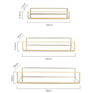 Dimensions du plateau décoratif en trois tailles 20 25 et 30 centimètres