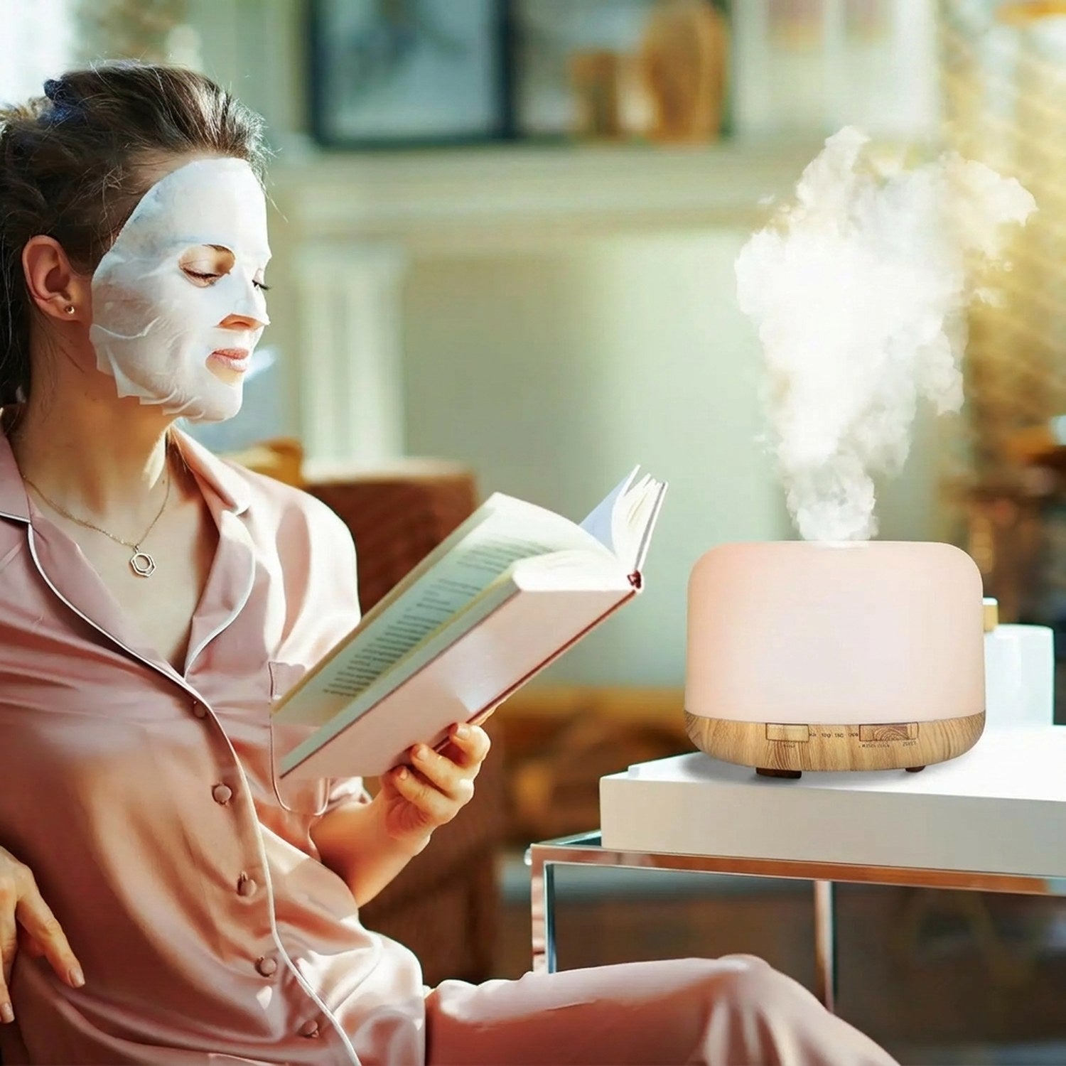 Diffuseur arôme masque visage