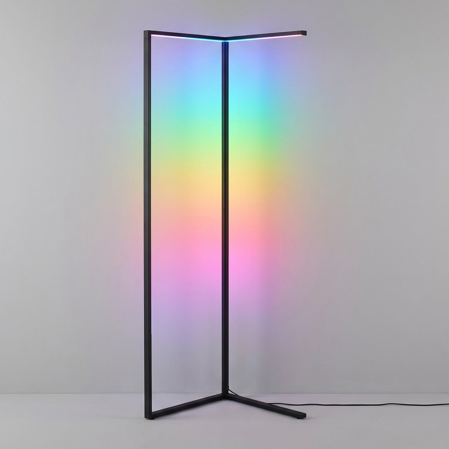 Lampadaire d'angle RGBIC 180 cm multicolore arc-en-ciel