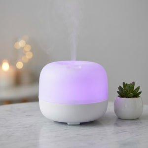 Diffuseur arôme blanc lumière violette