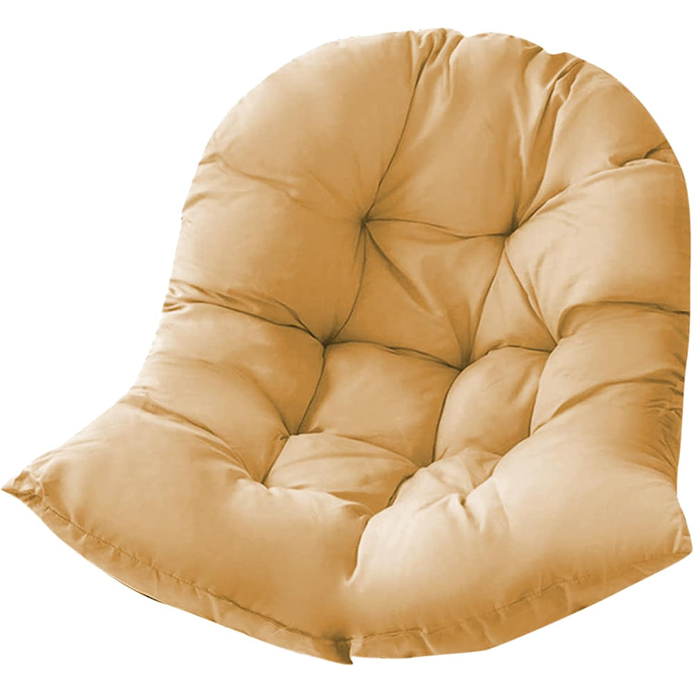 Coussin fauteuil suspendu épais confortable avec capitonnage profond et forme arrondie enveloppante, conçu pour offrir un soutien moelleux et optimal dans un fauteuil suspendu.
