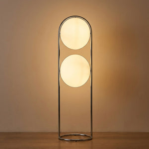 Lampadaire deux boules format haut 130 cm