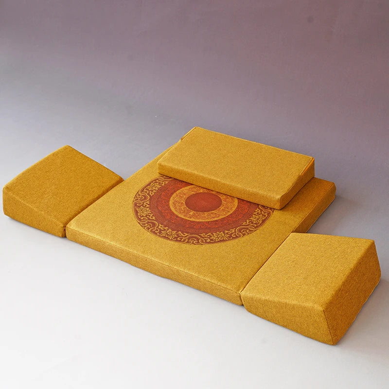 Coussin de méditation pliable ergonomique