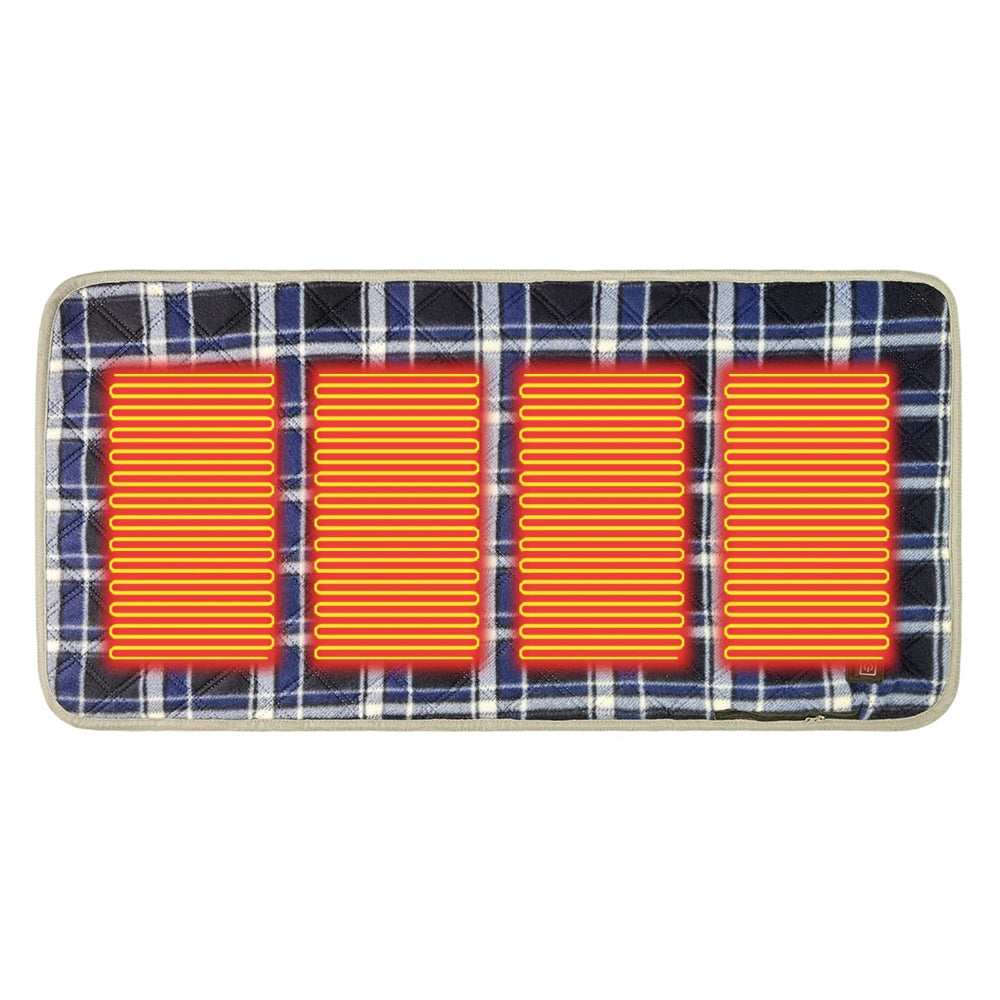 Coussin chauffant pliable à 3 niveaux de température