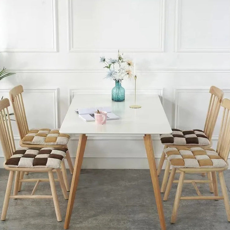 Coussin de chaise en velours côtelé