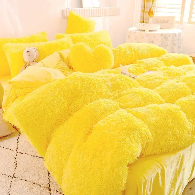 Parure de lit cocooning ultra moelleuse