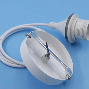 Kit câblage E27 avec câble noir 1,2 m pour abat-jour suspension