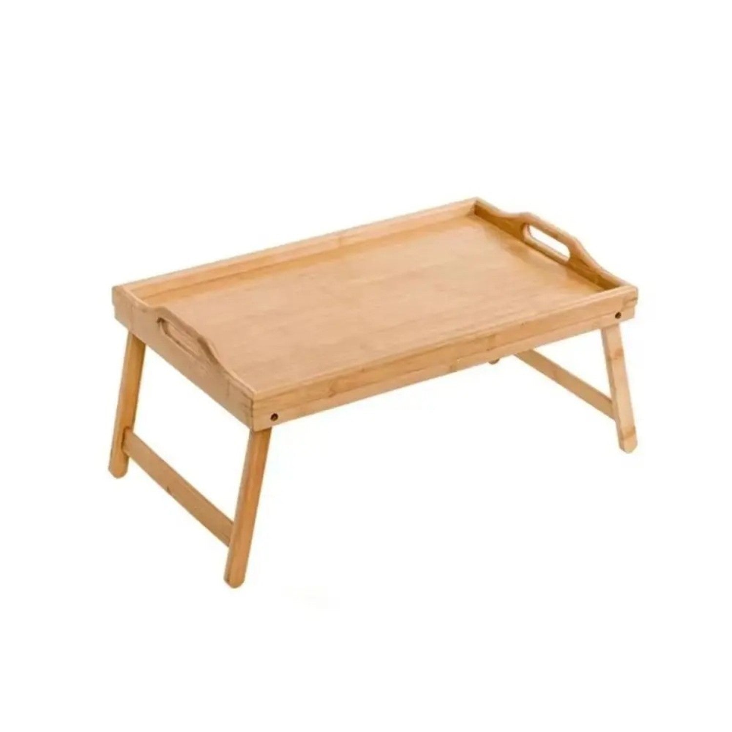 Plateau de lit en bambou pliable - vue 0