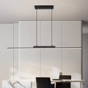 Détail du lustre suspendu moderne LED