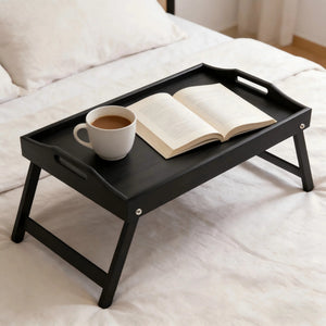 Plateau de lit pliant en bambou vue avant