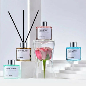 Collection complète diffuseurs de parfum à bâtonnets SCENT MARK fragrances florales