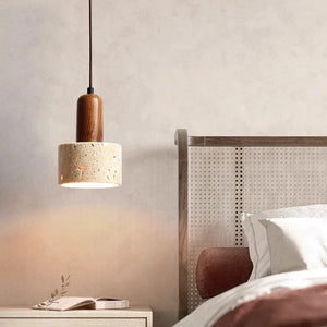 Suspension travertin dans une chambre style japonais