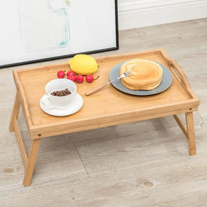 Plateau de lit en bambou pliable - vue 2