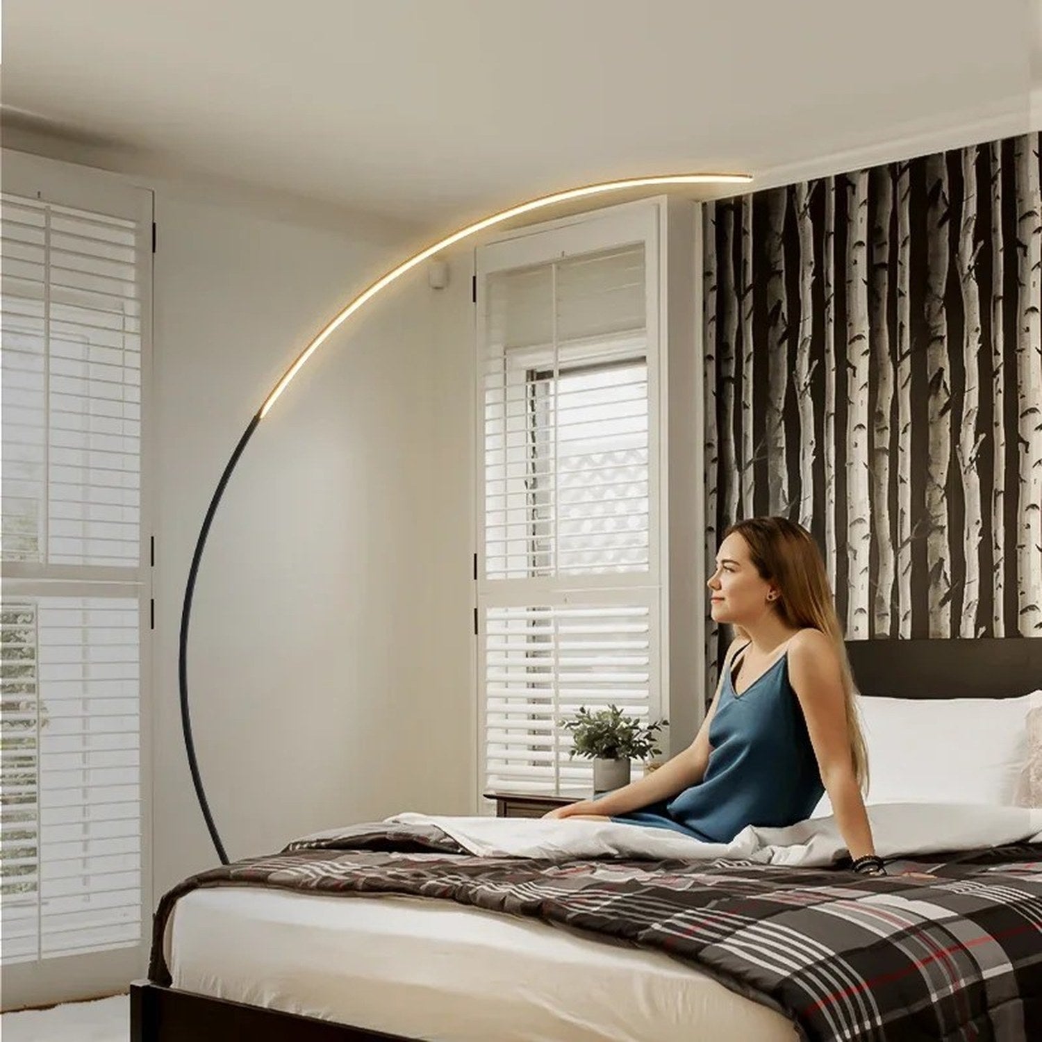 Lampadaire LED arc nordique photo produit AliExpress vue 2
