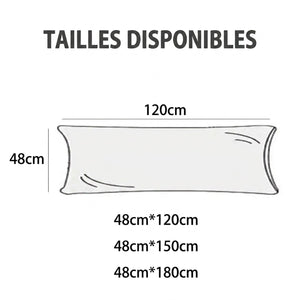 Tailles disponibles du traversin en peluche 120 150 et 180 cm