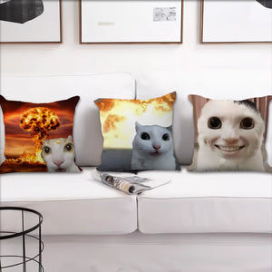 Dos de la housse de coussin avec fermeture à glissière invisible