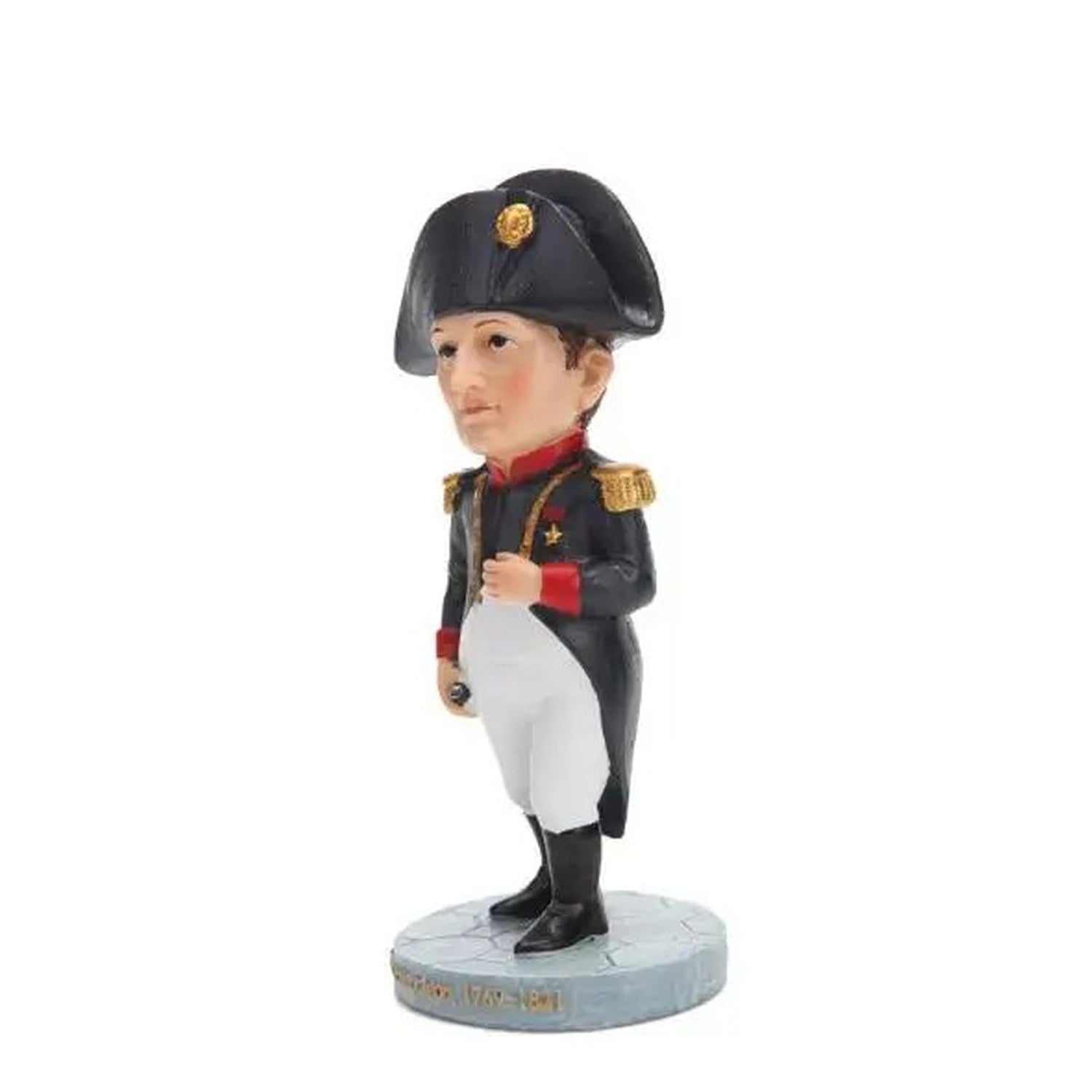 Statue Napoléon Bonaparte en résine vue latérale droite