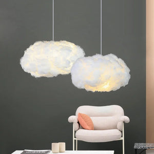 Suspension nuage flottant LED - variante de diamètre