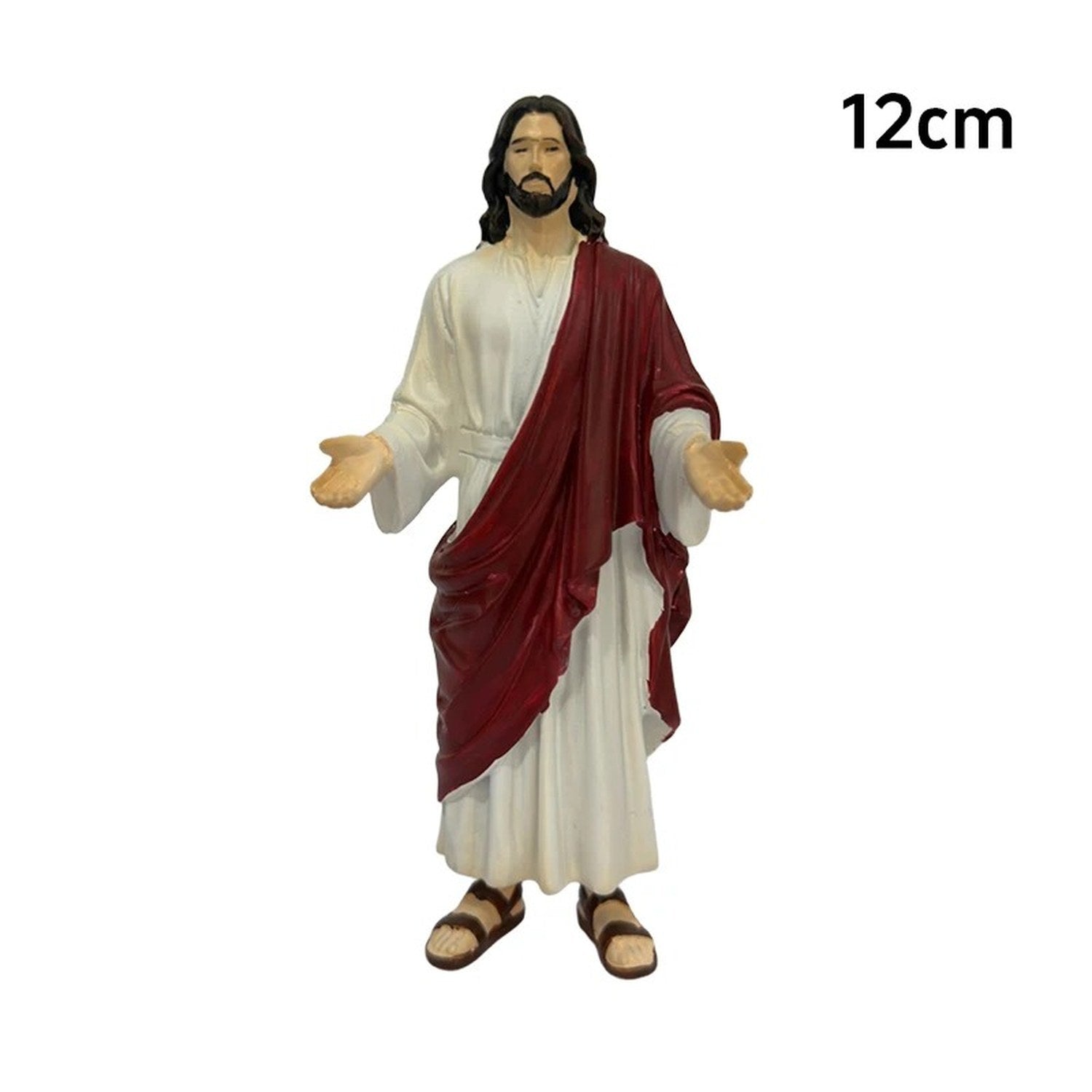 Dimensions de la statue de Jésus-Christ hauteur 12 cm