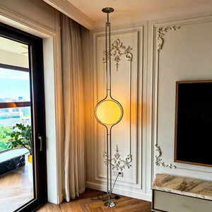 Lampadaire globe sur socle – vue produit