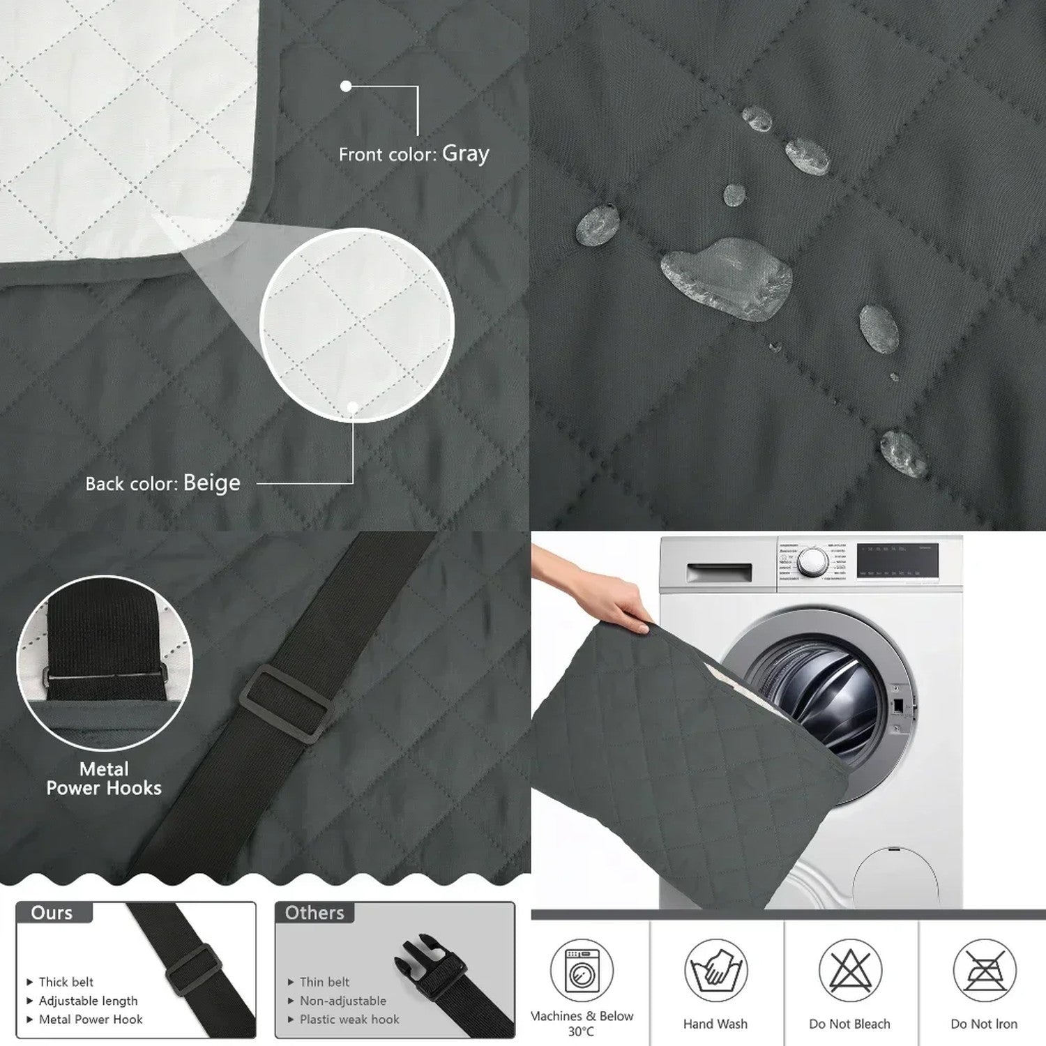 Housse de canapé réversible imperméable pour animaux image 6