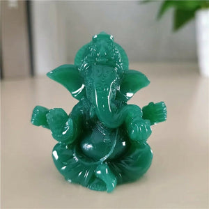 Figurine Ganesha résine vue de face
