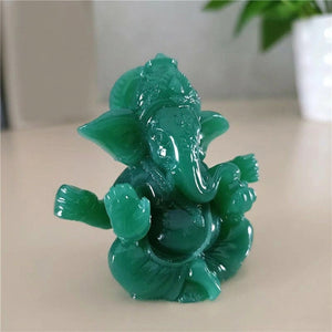 Figurine Ganesha coloris multiples détail