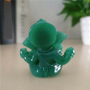 Figurine Ganesha résine groupe coloris