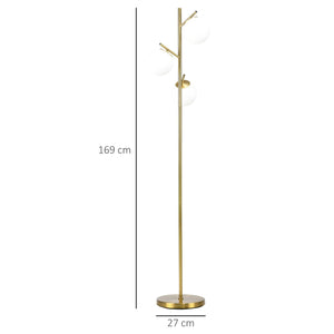 Dimensions du lampadaire hauteur 169 cm et base 27 cm