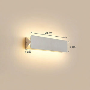 Dimensions de l'applique murale LED 20 cm en centimètres
