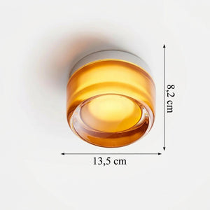 Dimensions de l'applique murale ronde LED en centimètres
