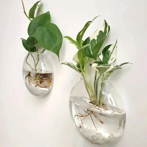 Dimensions vase mural en verre 8cm