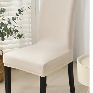 Housse de chaise de salle à manger beige