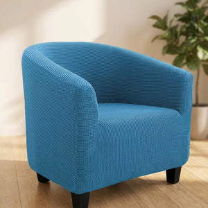 Housse de fauteuil cabriolet extensible couleur bleue