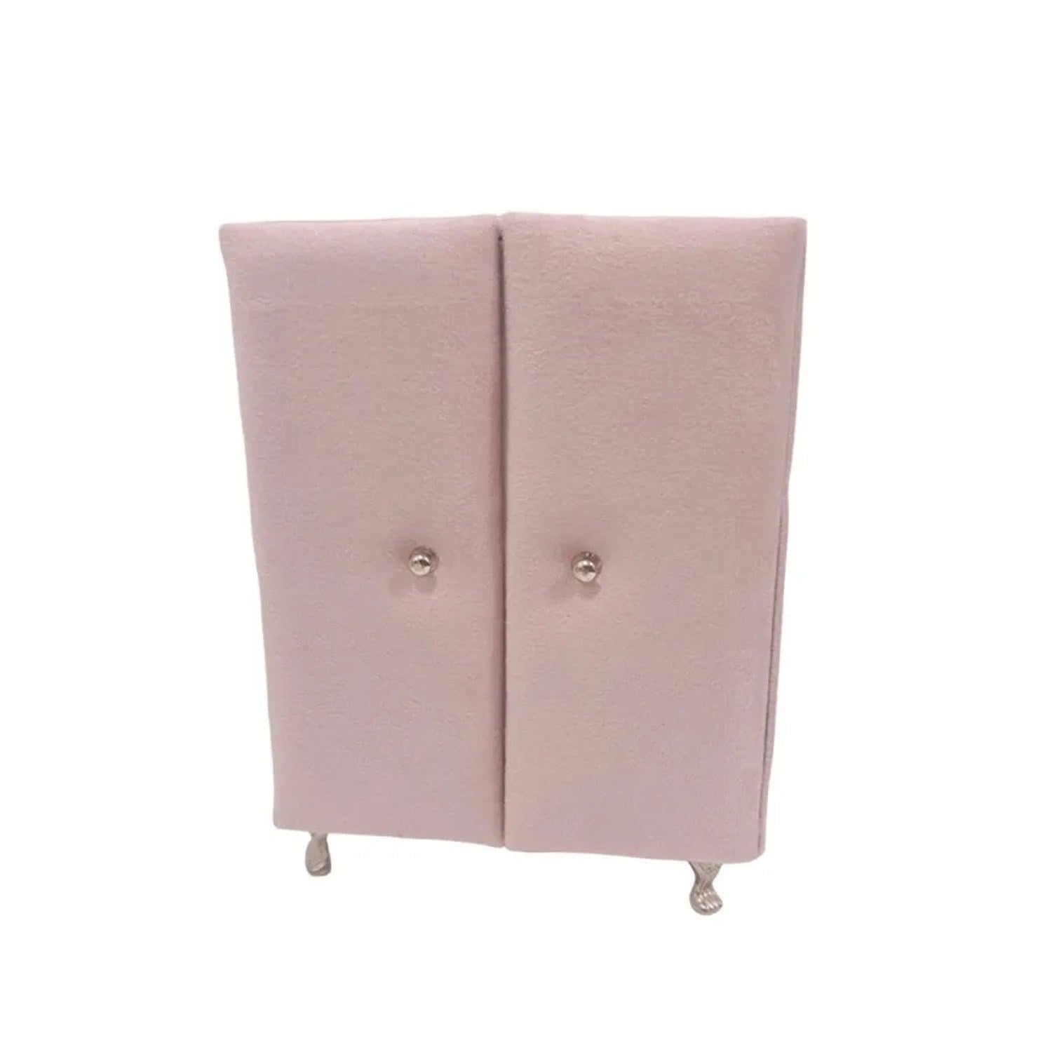 Boîte à bijoux Armoire velours rose