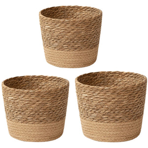 Cache-pot panier osier naturel - vue 2