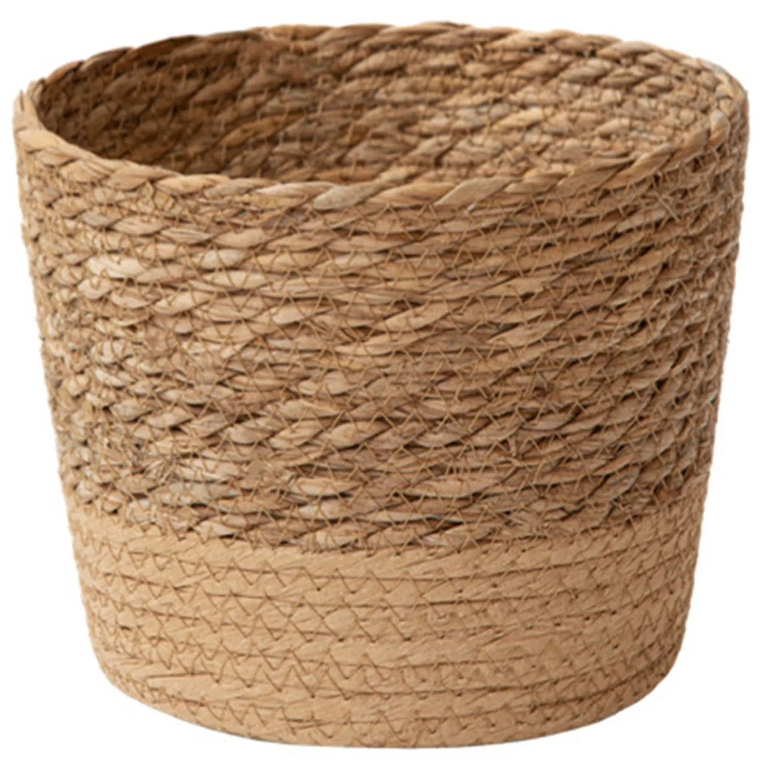 Cache-pot panier osier naturel - détail