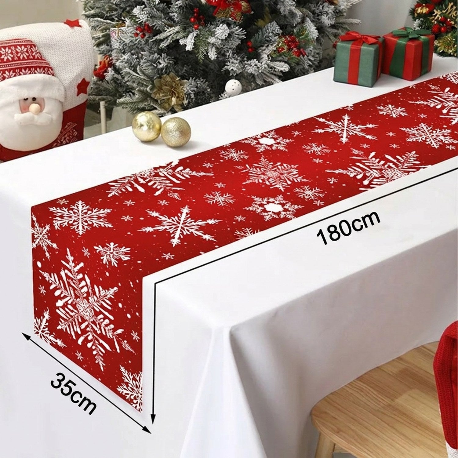 Chemin de table Noël - Biscuits Festifs
